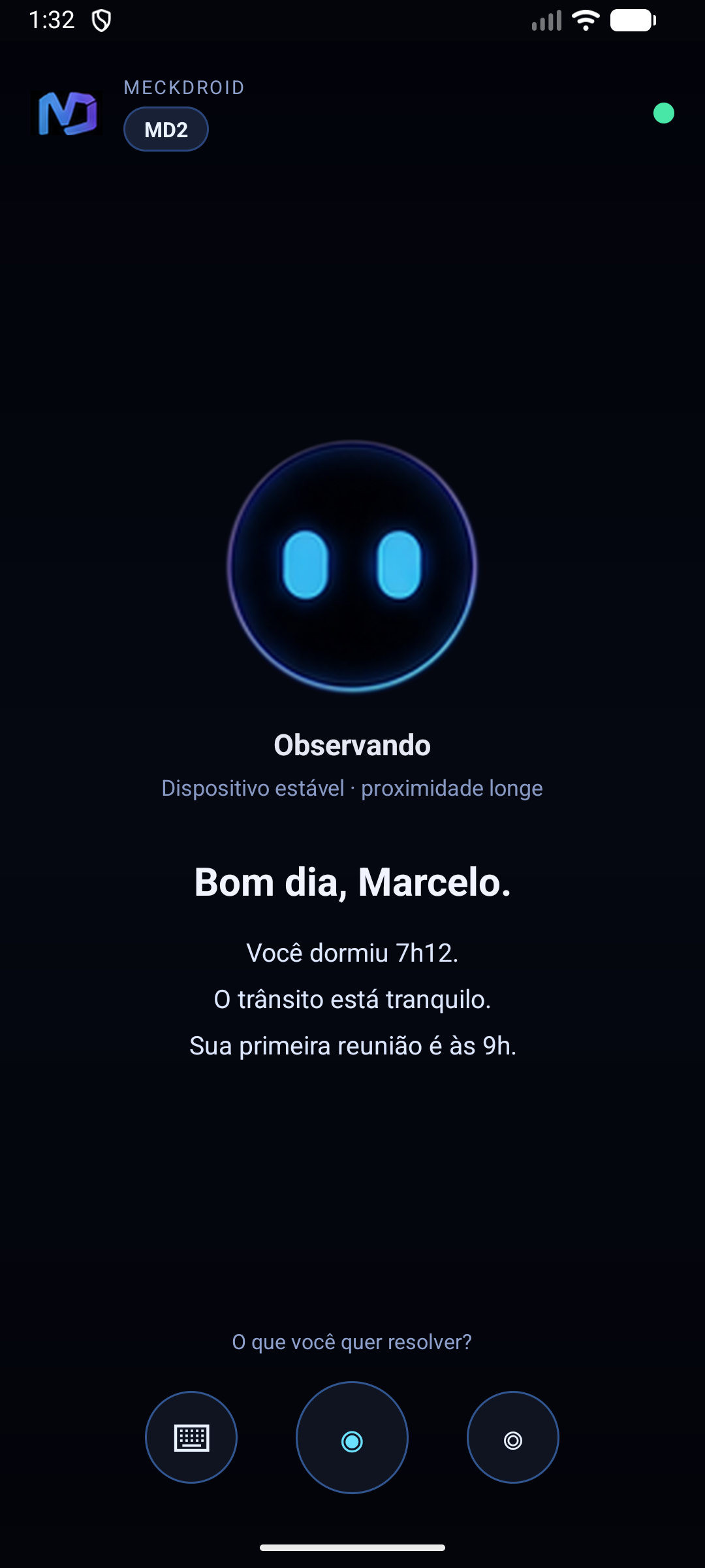 Tela do MD2